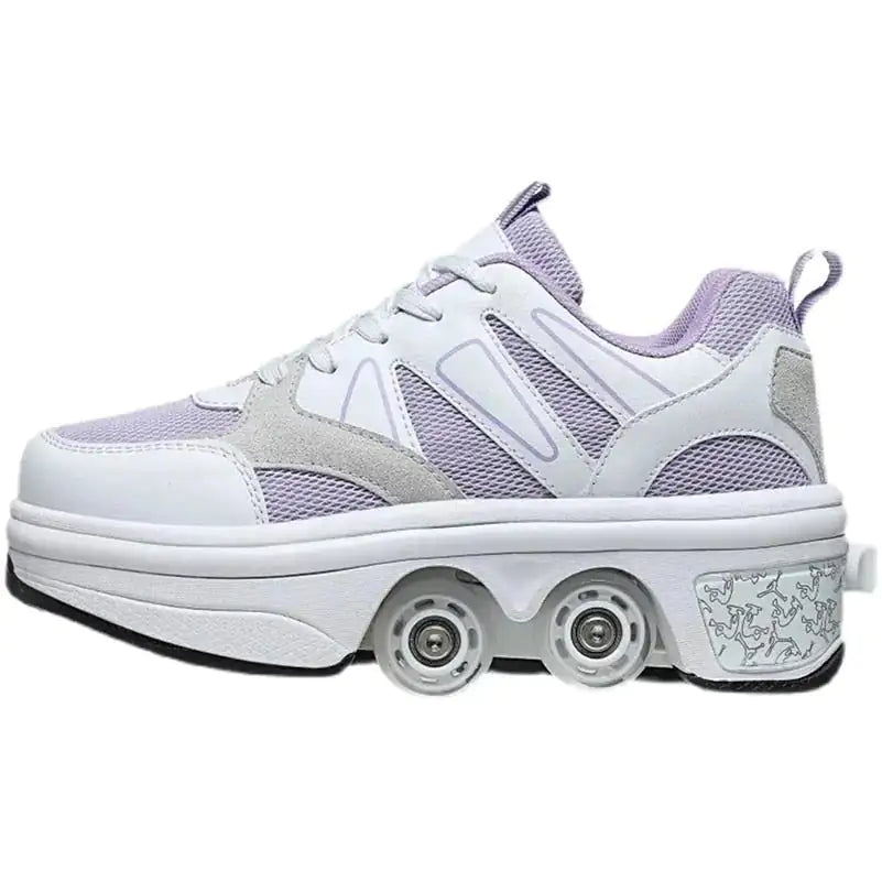 Casual Sneakers with Roller Wheels